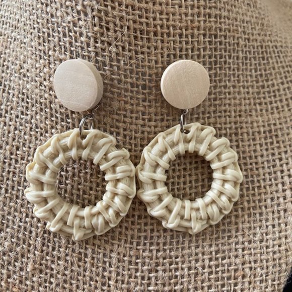 Myth X Dream Jewelry - LAST ONE 💖Straw Wicker Earrings